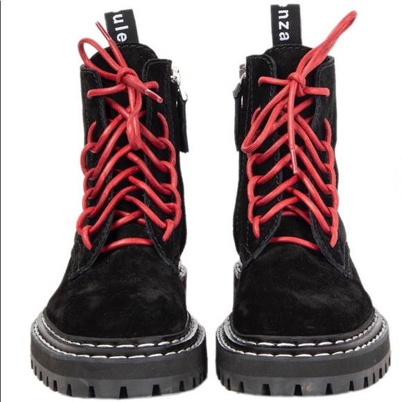 Proenza Schouler black combat boots - Picture 2 of 6